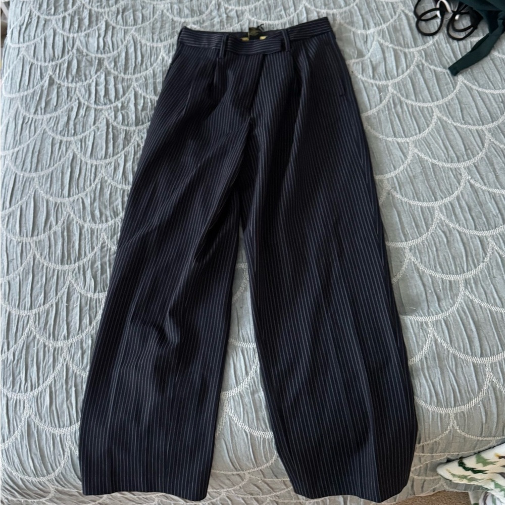 House of Harlow 1960 Black Pinstripe Trousers